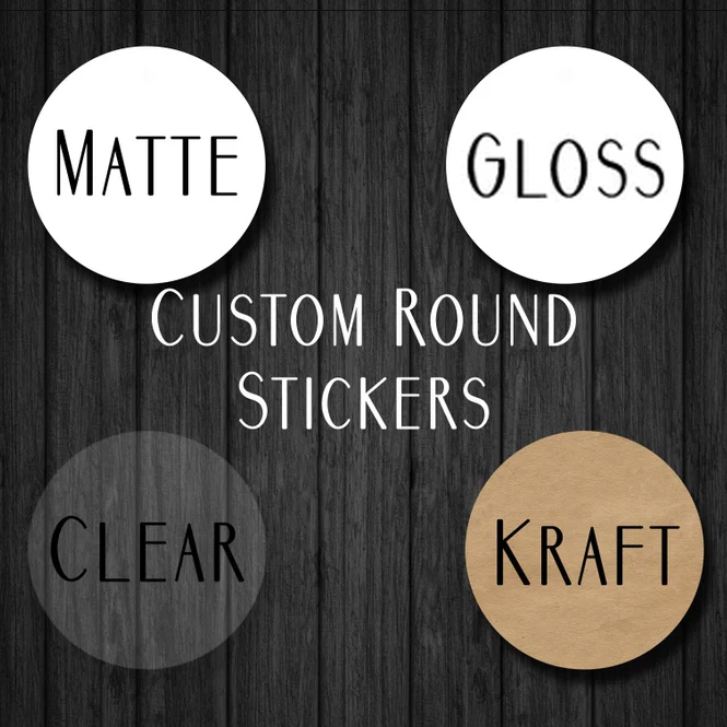 Personalised Candle Label - Autocollants avec Logo d'entreprise personnalisé, 100