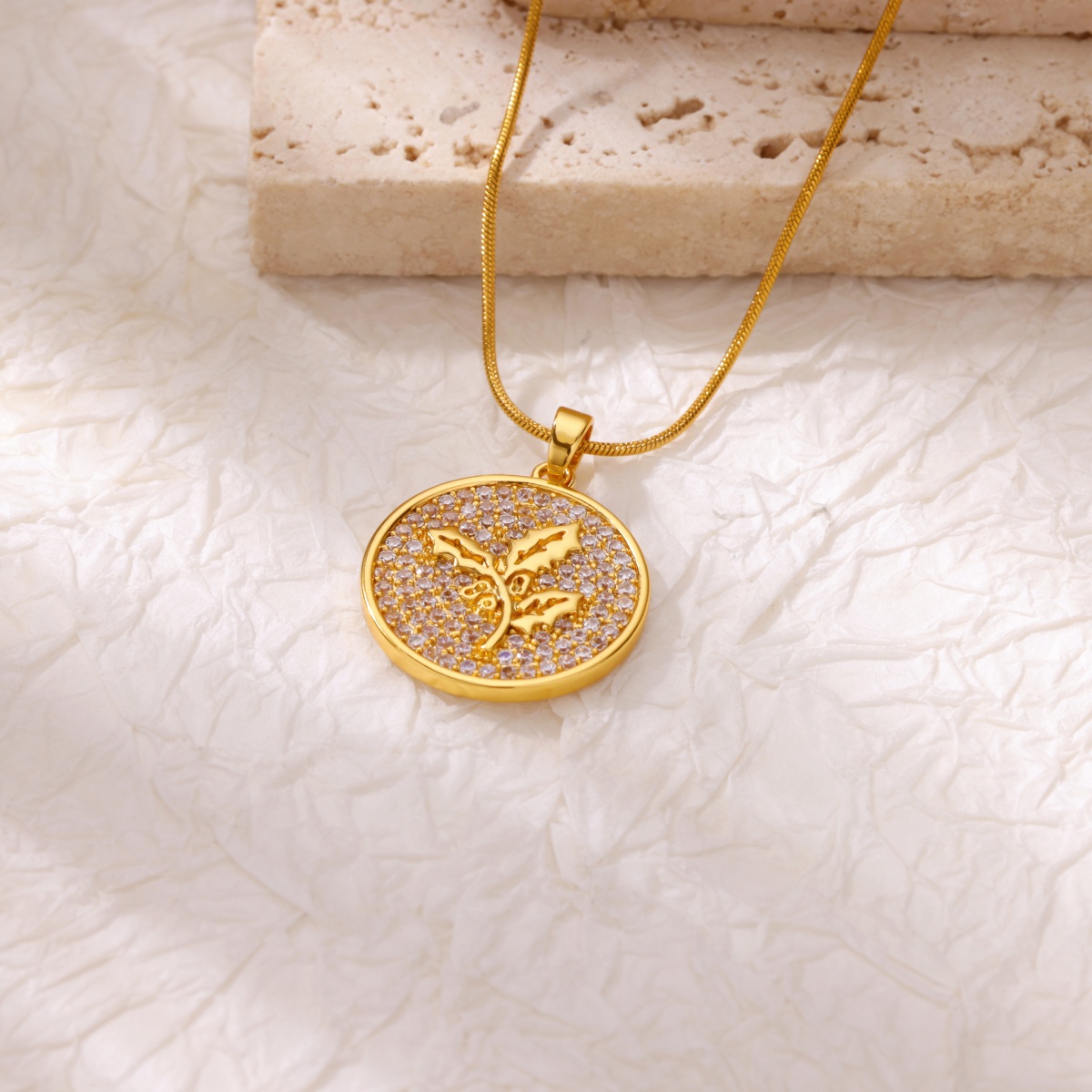 Colliers en zircon pour femmes - Birth Flower Necklace avis et prix