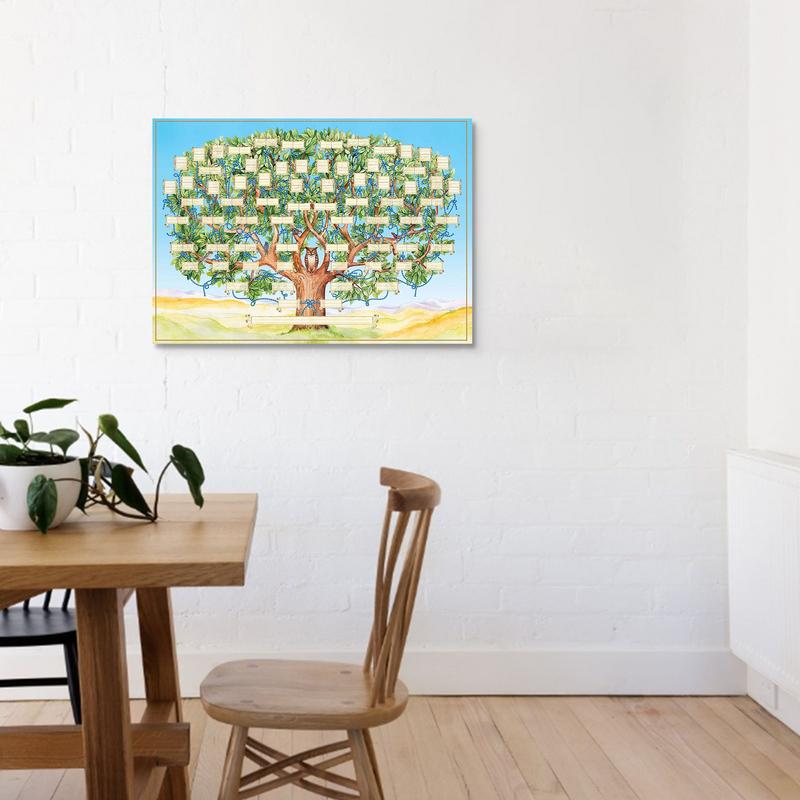Tableau d'arbre généalogique r - Family Tree Print avis et prix